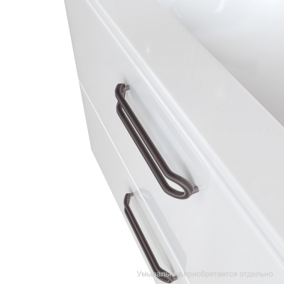 Тумба напольная белая 100 см Brick IDDIS BRI10WFi95. Подходит ум. 0101000i28. Фото