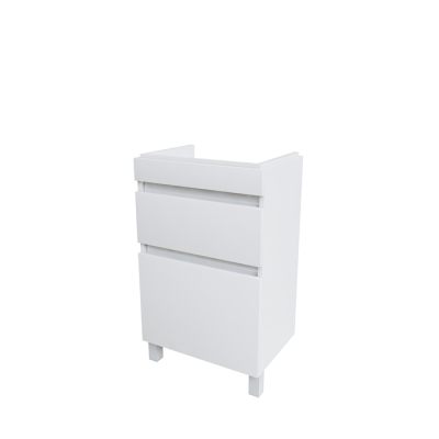 Тумба напольная с ящиками белая 50 см Zodiac IDDIS ZOD5CBFi95. Фото