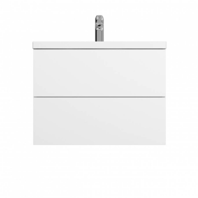 База под раковину подвесная 75 см, 2 ящика, белый глянец AM.PM Gem M90FHX07522WG. Фото