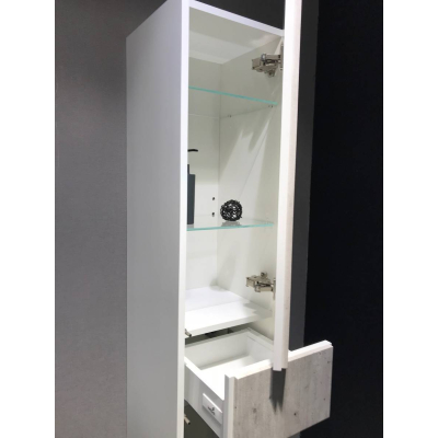 Колонна-пенал ROCA Ronda Бетон левый ZRU9303005. Фото