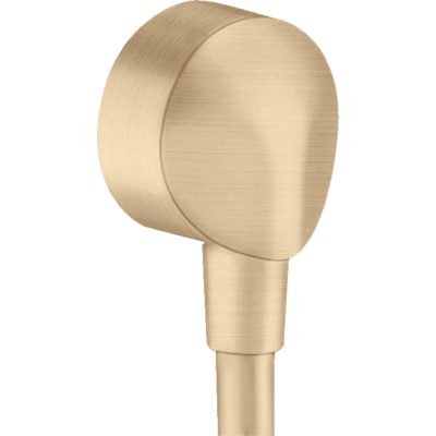 Шланговое подсоединение без клапана обратного тока E Hansgrohe FixFit 27454140, бронза. Фото