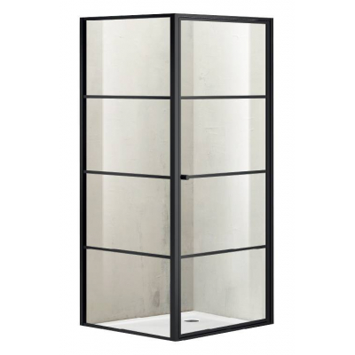 Душевое ограждение AZARIO Richmond 90х90 AZ-NAG1221 900 Black. Фото