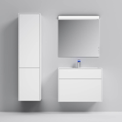 База под раковину подвесная 80 см, 3 ящика, белый матовый AM.PM Inspire 2.0 M50AFHX0803WM. Фото