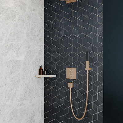 Ручной Душ Rainfinity 1jet Hansgrohe 26866990, полированное золото. Фото