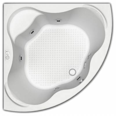 Ванна АКВАТЕК Галатея 135х135 без гидромассажа. Фото