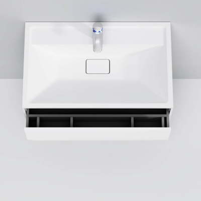 База под раковину подвесная 80 см, 3 ящика, белый матовый AM.PM Inspire 2.0 M50AFHX0803WM. Фото