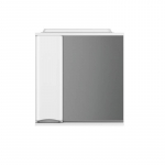Зеркальный шкаф с подсветкой 80 см, левый, белый AM.PM Like M80MPL0801WG. Фото