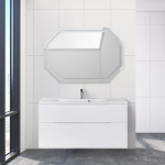 Тумба под раковину подвесная BELBAGNO MARINO-H60-1000-2C-SO-BL-P Bianco Lucido. Фото