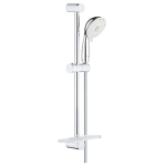 GROHE 27609001 Tempesta New Rustic 100 Душевой гарнитур IV, душевая штанга 600 мм, шланг 1750 мм, 9,5 л/мин, полочка, хром. Фото