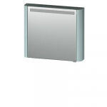Зеркальный шкаф с подсветкой 80 см, левый, мятный AM.PM Sensation M30MCL0801GG. Фото