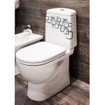 Унитаз-компакт Sanita Luxe Best Bubbles SL DM BSTSLCC12040522 с сиденьем Soft-Close Унитаз-компакт Sanita Luxe Best Bubbles SL DM BSTSLCC12040522 с сиденьем Soft-Close. Фото