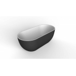 Ванна акриловая отдельностоящая BELBAGNO BB70-1700-800-W/NM Черный Матовый Ванна акриловая отдельностоящая BELBAGNO BB70-1700-800-W/NM Черный Матовый. Фото