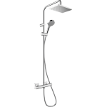 Душевая система Showerpipe 230 1jet с термостатом, Green Hansgrohe Vernis Shape 26319000, хром. Фото