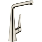 Смеситель для кухни Hansgrohe Metris Select сталь 14883800. Фото