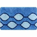 Коврик для ванной комнаты IDDIS Curved Lines, blue 400A580I12 Коврик для ванной комнаты IDDIS Curved Lines, blue 400A580I12 для ванной комнаты. Фото