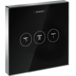 Модуль Hansgrohe ShowerSelect с 3 запорными клапанами, стеклянный 15736600. Фото