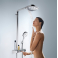 Душевая система Hansgrohe Raindance Select E Showerpipe 300 2jet EcoSmart 9 л/мин., ShowerTablet Select 300 27283000, хром. Фото