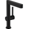Finoris Смеситель для раковины, однорычажный, 230 с поворотным изливом, со сливным клапаном Push-Open 76060670, матовый черный. Фото