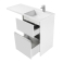 Тумба под раковину для стиральной машины AQUATON Лондри 60 Белый Глянцевый 1A235901LH010. Фото