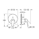 Смеситель для ванны GROHE 24056002 Eurodisc Cosmopolitan, хром. Фото