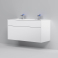 База под раковину подвесная 120 см, 3 ящика, белый матовый AM.PM Inspire 2.0 M50AFHX1203WM. Фото