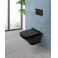 Унитаз подвесной безободковый BELBAGNO Sela BB3201CHR-MB Nero Matt. Фото