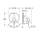 Смеситель для ванны GROHE 24058A01 Essence, темный гарфит, глянец. Фото